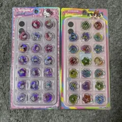 国内正規品　ハローキティ・パワーパフガールズ おはじきシール　KiraCoro