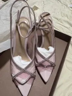 新品未使用Gianvito Rossi ビジュー ストラップ パンプスのサムネイル