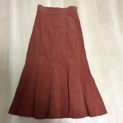 BEAMS ロングスカート　コーデュロイマーメイドスカート　ボトムス　レイビーム