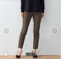 コムサモデルズ 【美しい ベーシックパンツ】裏起毛 ハイテンションパンツ14