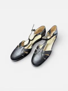 サルバトーレフェラガモ ブラック サンダル 6 1/2 B