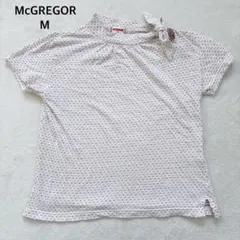 McGREGOR 半袖 カットソー M リボン ハイネック ドット柄 ゴルフ 夏のサムネイル