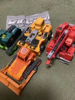 トランスフォーマー　カーロボット4体セット