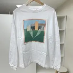 David Hockney展 長袖Tシャツ ホワイト Sサイズ デイヴィッドホックニー展 Tシャツ デイヴィッド・ホックニー - メルカリ