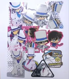 コナン　ダイカットステッカー　コナン＆怪盗キット