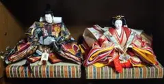 (花星様)雛人形 親王飾り 男雛 女雛 伝統工芸 花星様)雛人形 親王飾り 男雛 女雛 伝統工芸 - メルカリ