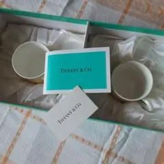 TIFFANY ティファニー ピンクチューリップ カップアンドソーサー 2客