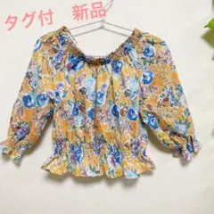 半額以下！新品　未使用★RAY CASSIN 花柄 トップス ブラウスのサムネイル