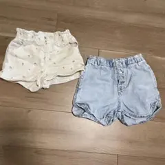 ZARA KIDS 116CM デニムショートパンツ 2点セット