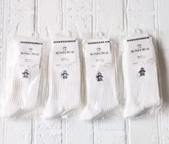 Munsingwear ペンギン刺繍 ホワイトソックス 4足セット