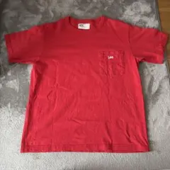 Lee レッド ポケット Tシャツ