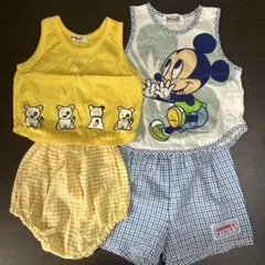 Disney ベビー服　ロンパース 80 90センチのサムネイル