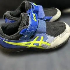 ASICS TOPSPEED スニーカー ブラック/ブルー/イエロー　21cm