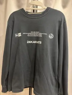 New Era 24KARATS ロングスリーブTシャツ Sサイズ ブラック