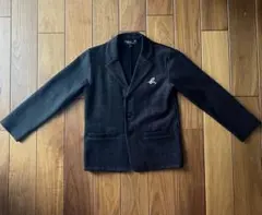 【上下別売り可】agnes b ENFANT ミラノジャージ素材ストライプスーツ