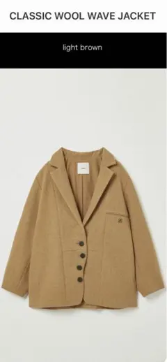 ジャケット・アウター eaphi CLASSIC WOOL WAVE JACKET CLASSIC WOOL WAVE JACKET