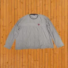 5031146(S-3) TOMMY JEANS ロゴ刺繍 長袖カットソーのサムネイル