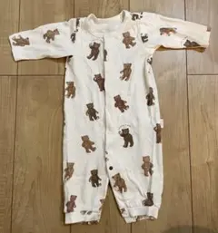 gelato pique クマ柄　2wayオール　50〜70サイズ