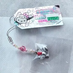 希少 レア ハローキティ 雪だるま 根付けストラップ 冬 2005年製