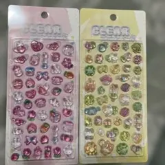 カラフルキャンディ型シール2シートセット（ボンボンドロップシール）