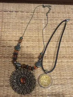 ネックレス 2点セット アクセサリー ヴィンテージ アンティーク ペンダント