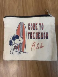 スヌーピー ポーチ GONE TO THE BEACH ジョークール