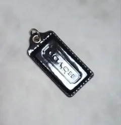 COACH 　レザー 　キーホルダー　黒
