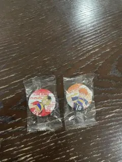 ハイキュー　くら寿司コラボ　缶バッジ　日向翔陽　狐爪研磨