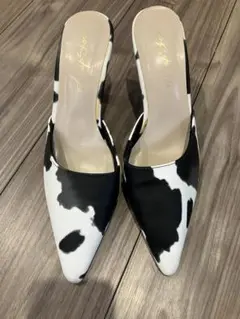 ANAP カウ柄　ミュールパンプスのサムネイル