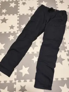 ユニクロ ブロックテックウォームイージーパンツ ネイビー S　401232