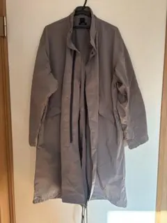 アーバンリサーチグレー モッズコート ウエストと裾ドローコード付き