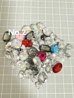 No.2 ネイルパーツ　ガラス　1袋150円＋送料
