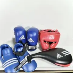 adidas Wako キックボクシンググローブ 16oz & GronGミット adidas Wako キックボクシンググローブ 16oz & GronGミット - メルカリ