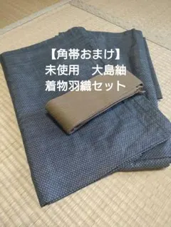 【角帯おまけ】未使用　大島紬