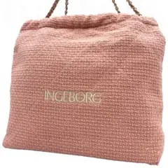 美品◎ インゲボルグ A4可 トートバッグ チェーンショルダー キルティング