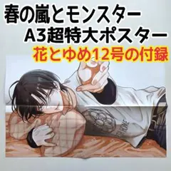 花とゆめ 12号　付録　春の嵐とモンスター　A3超特大ポスター　書き下ろしのサムネイル