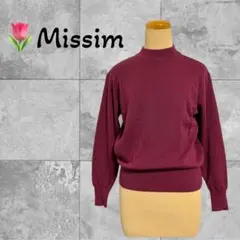 ニット レディース ワインレッド