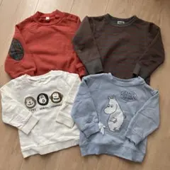 90〜95cm 長袖　トップス　トレーナー　4点セット