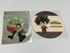 僕のヒーローアカデミア 緑谷出久 ステッカーとコースターセット