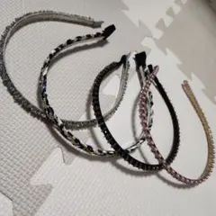 カチューシャおまとめ売り　ラインストーン　ビーズ