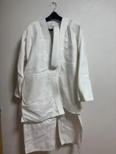 白い柔道衣 上下セット サイズ4