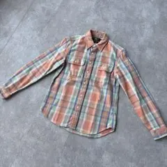 良品】RRL ダブルアールエル チェック ネルシャツ XL 三ツ星