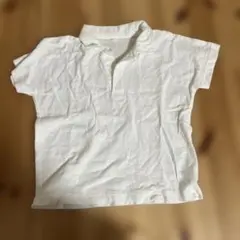 無印良品　ホワイト ポロシャツ 100~110サイズ