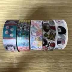 【中古品】【レア】mizutamaさん　廃盤マスキングテープ５種のサムネイル