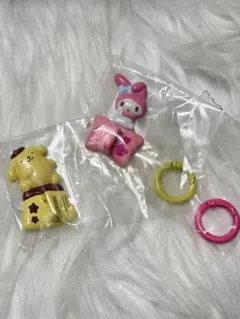サンリオ キーリングハンガー ポムポムプリン マイメロディ