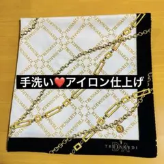 TRUSSARDI トラサルディ ハンカチ チェーン柄