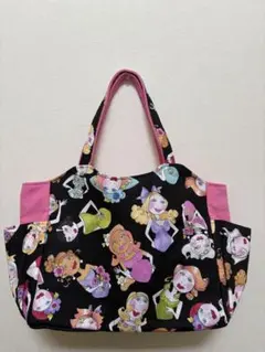 新品未使用ロラライハリスカラフルキャラクター柄手提げバッグ