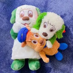 【匿名配送】いないいないばあ　ワンワン　ジャンジャン　ぬいぐるみ　3点セット