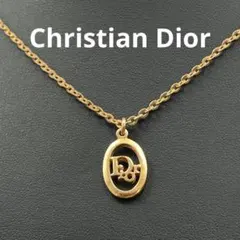 Christian Dior ディオール ネックレス CDロゴ ゴールド