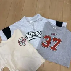 トップス 3点セット ハーフジップ Tシャツのサムネイル